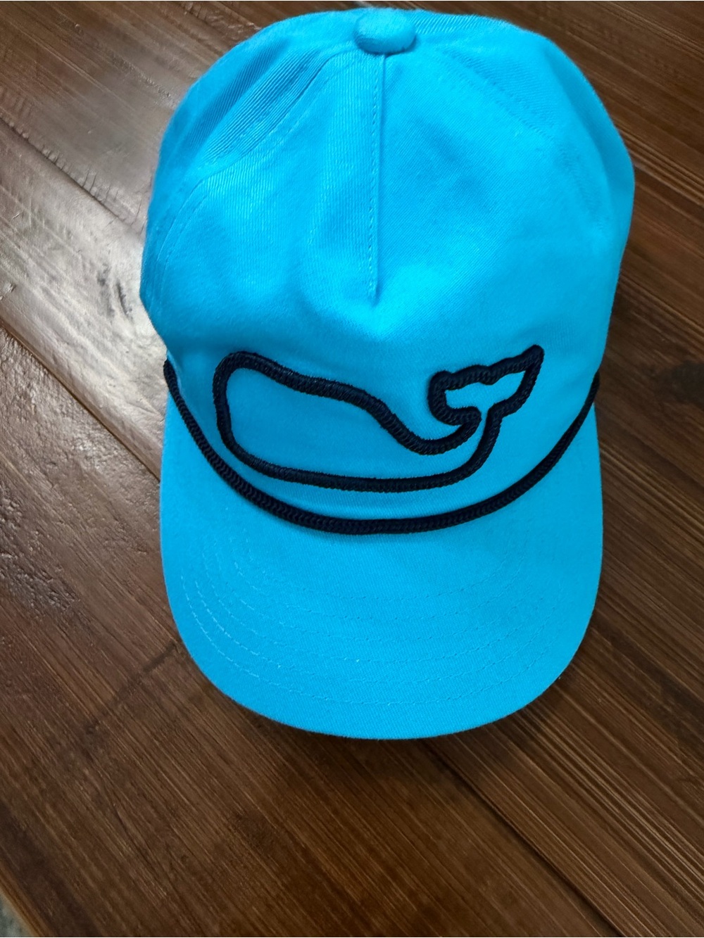 Vineyard Vines Kids Blue Whale Cap with Navy Trim